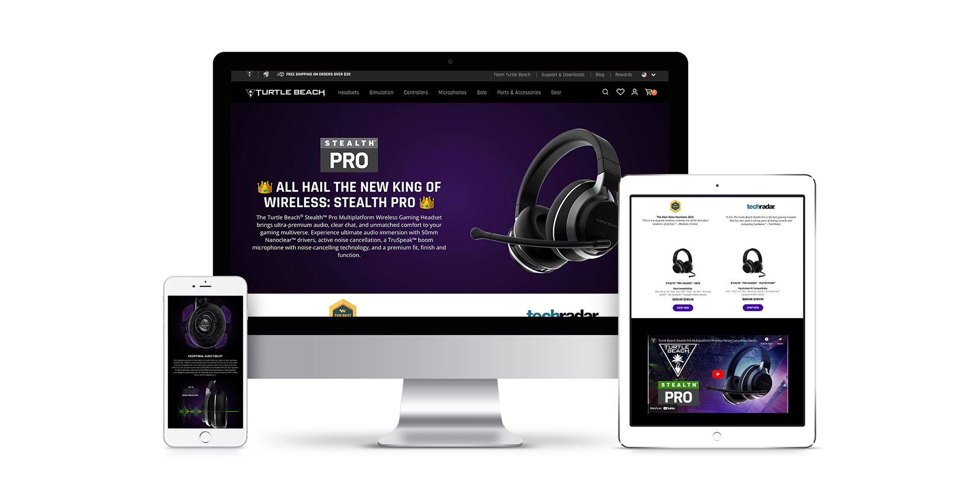 turtle beach stealth pro mocked on devices