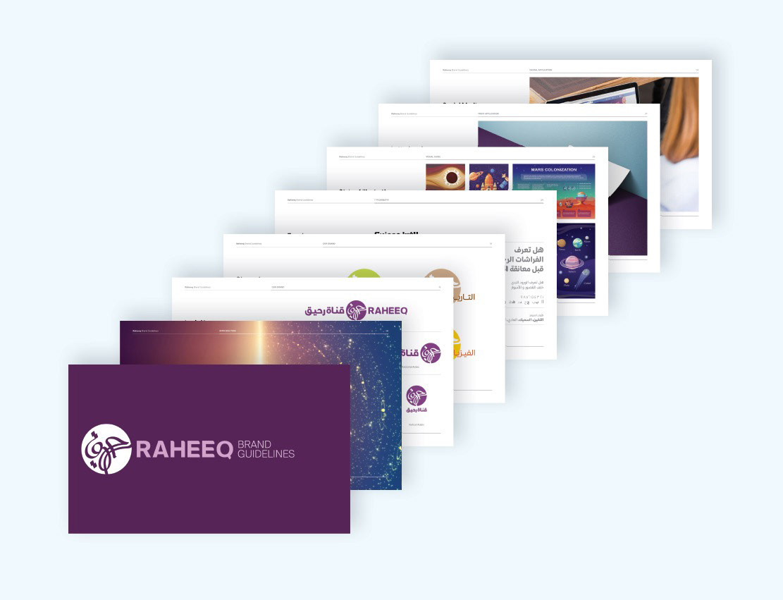 Elaborative brand guidelines was created that includes the detailed explanation for the selected name, the logo inspiration, the brand objectives, and positioning, as well as the usual things like lock-ups, fonts and usage.