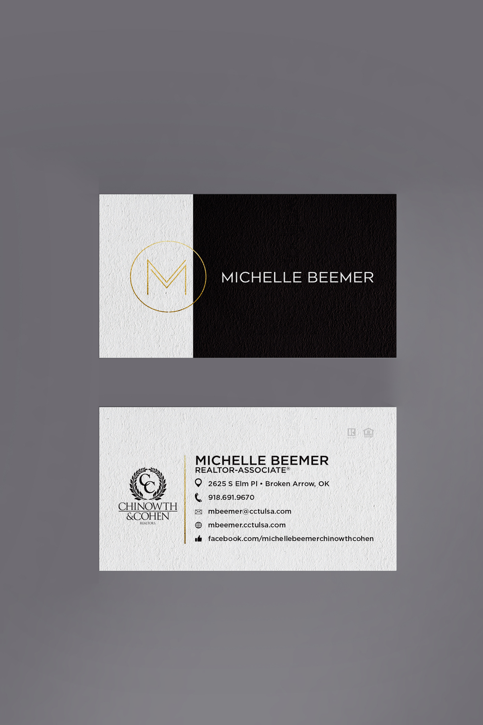 Agent Business Card with Logo