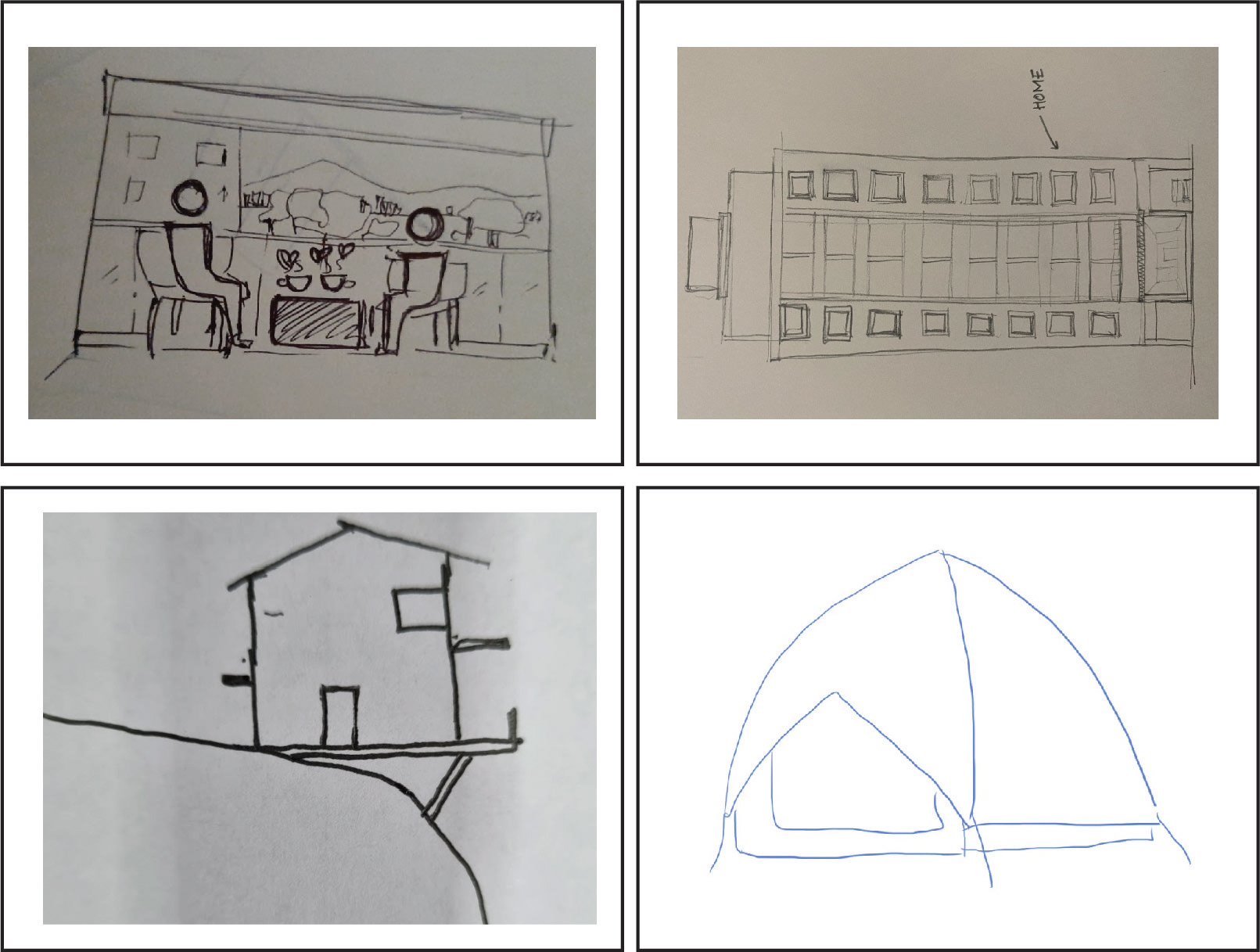 ‘Home’ and ‘Place’ sketches done by migratory college students