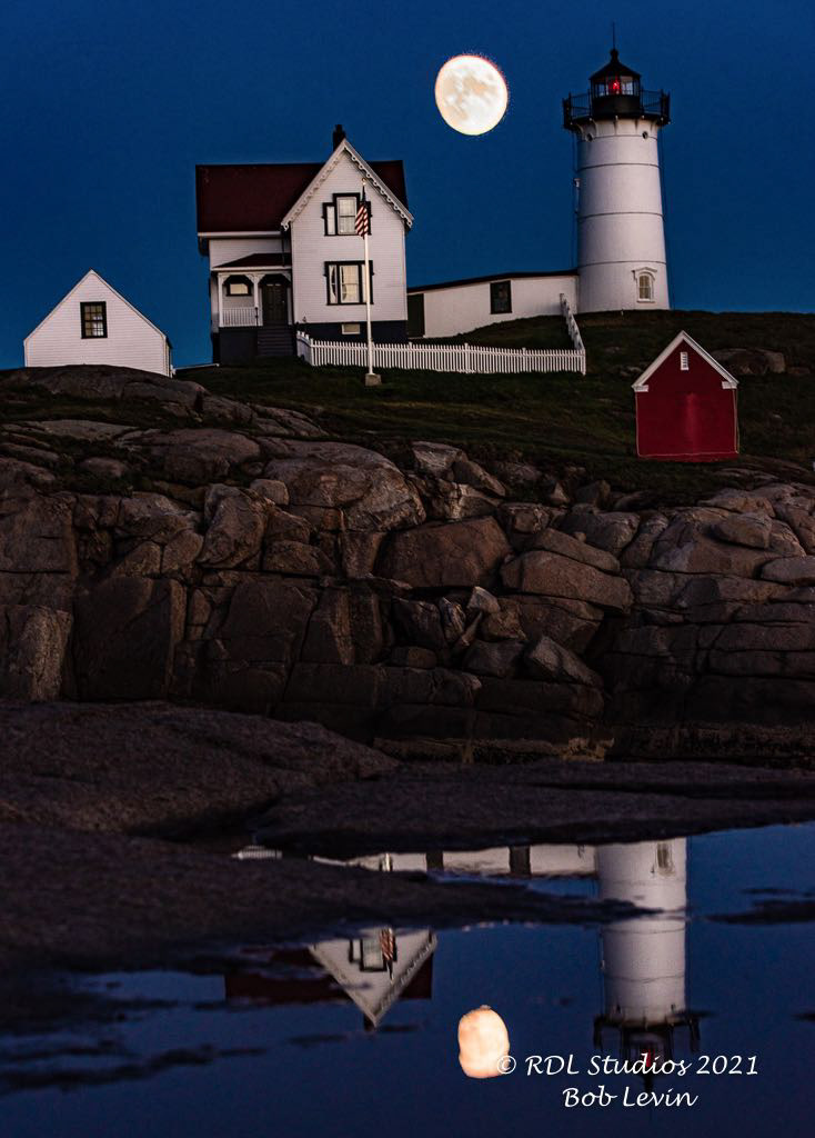 Full Moon over Nubble