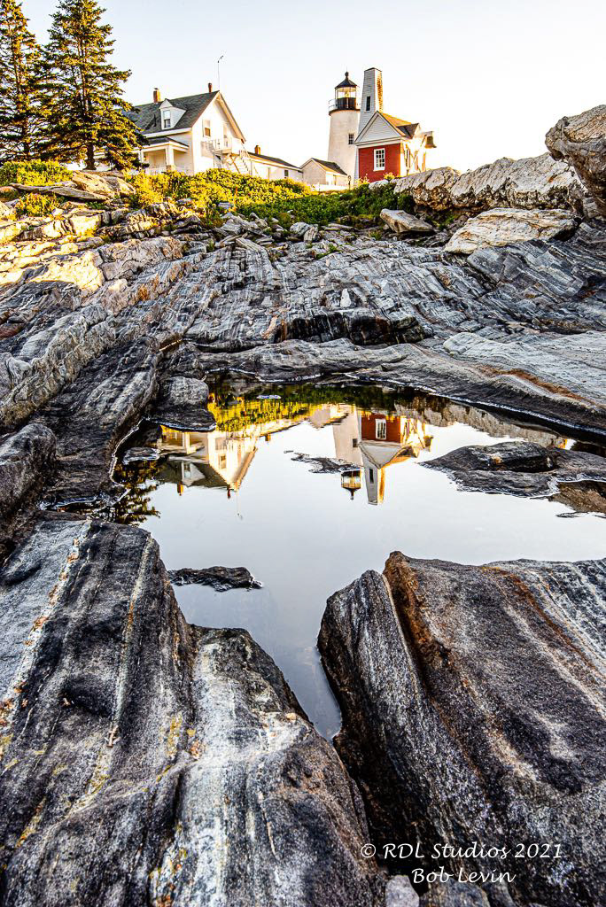 Reflection at Pemaquid Lighthouse