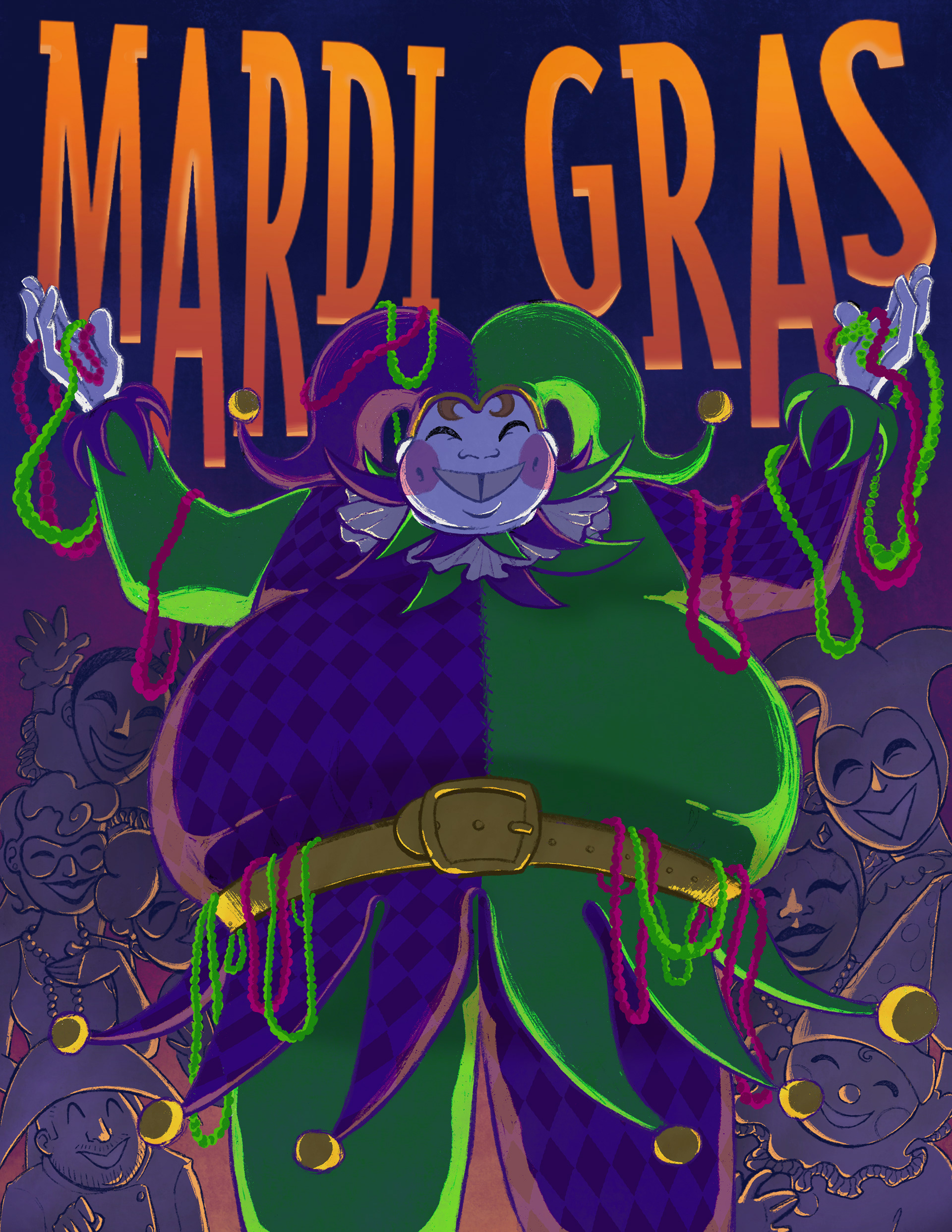 Mardi Gras Poster