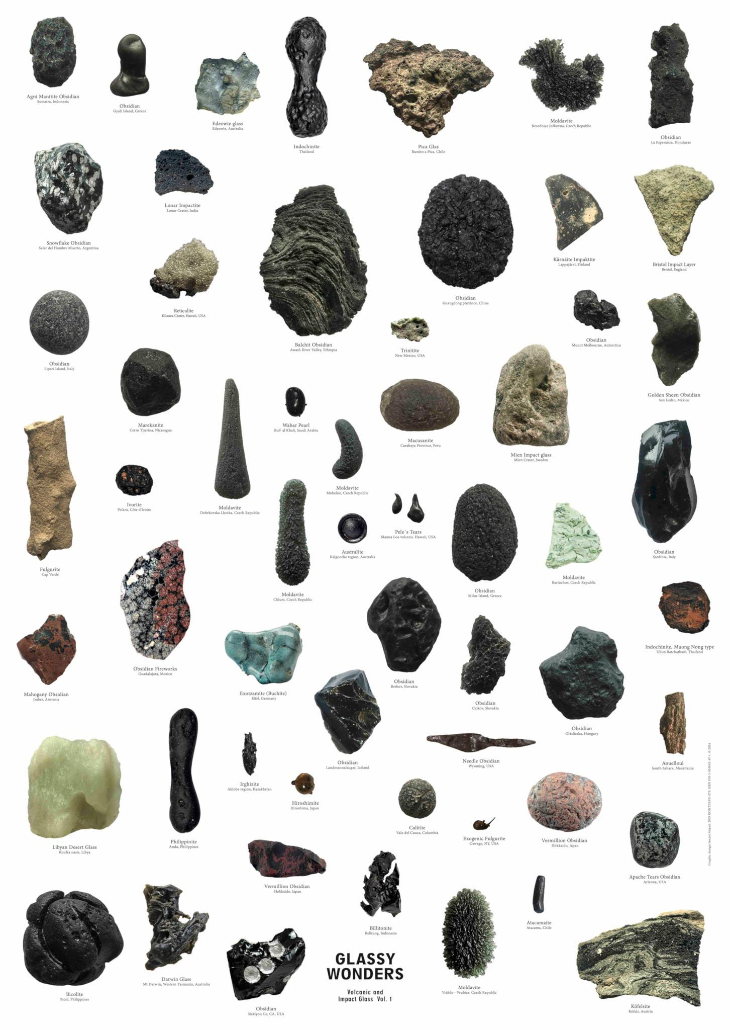 GLASSY WONDERS poster (A1) Vol. 1