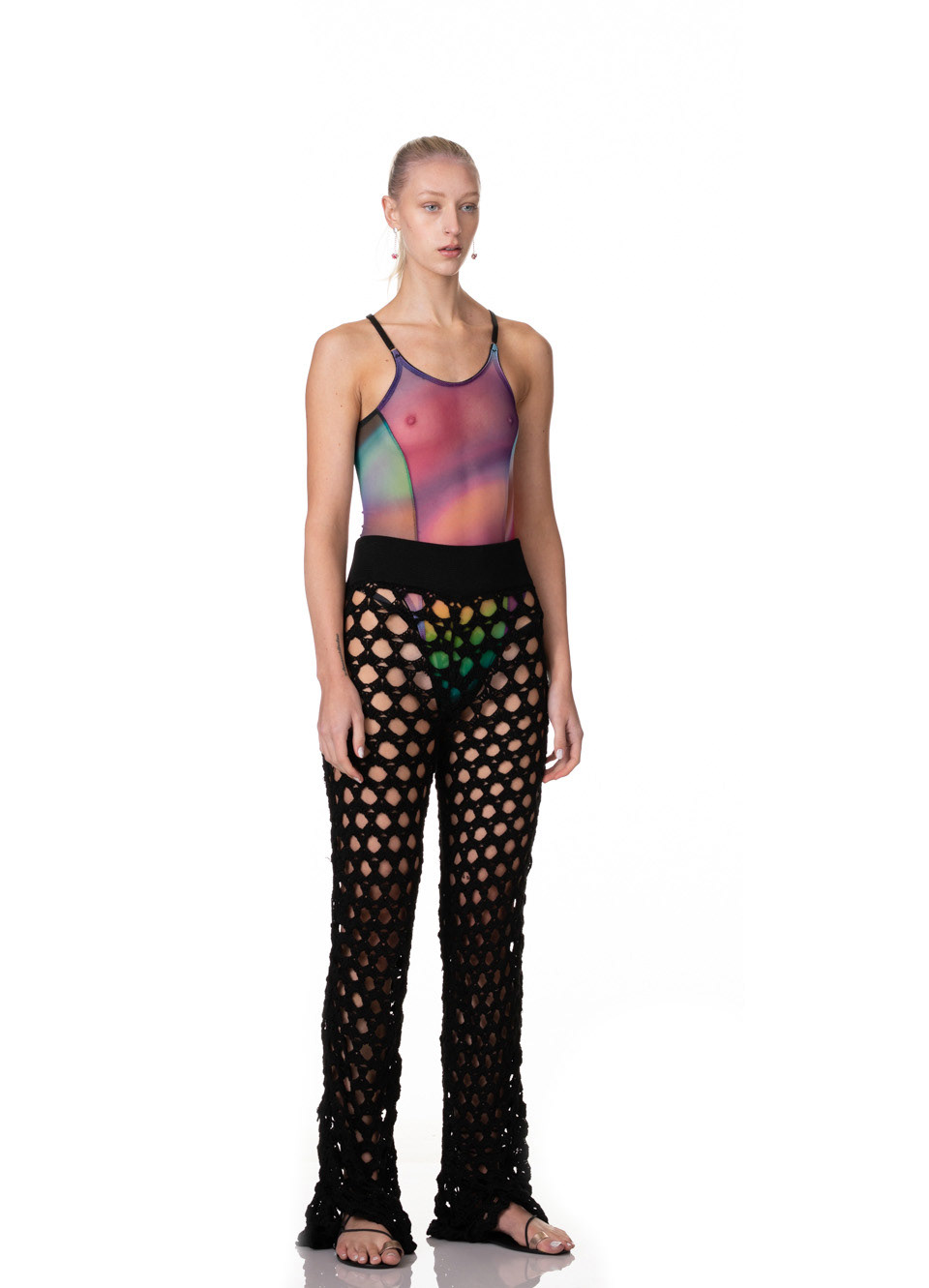 'Dreamy' mesh unisex bodysuit