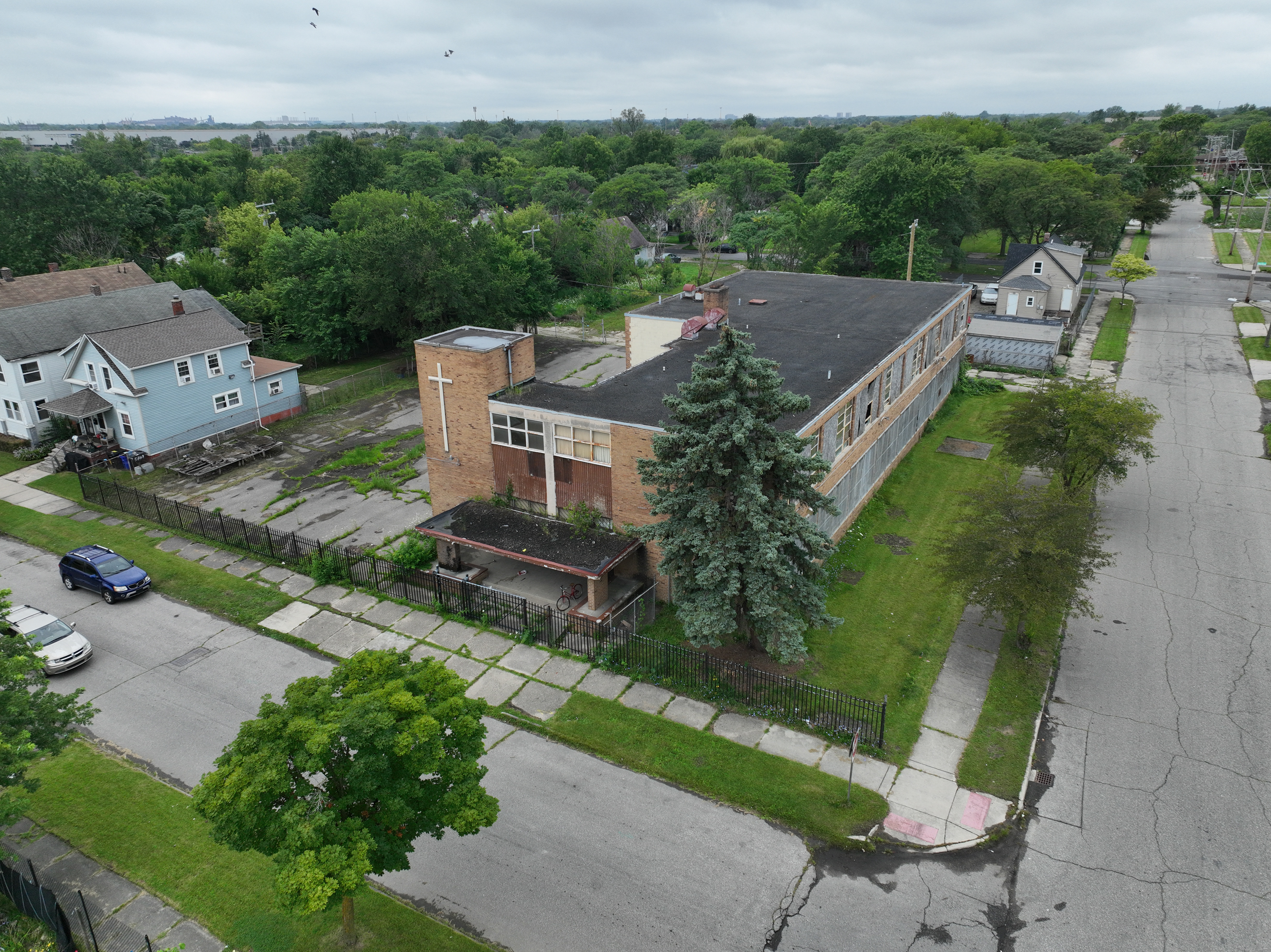 North-East Overhead View