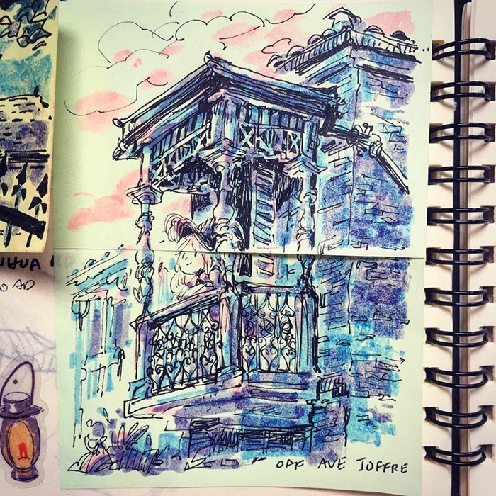 old balcony, huaihai road