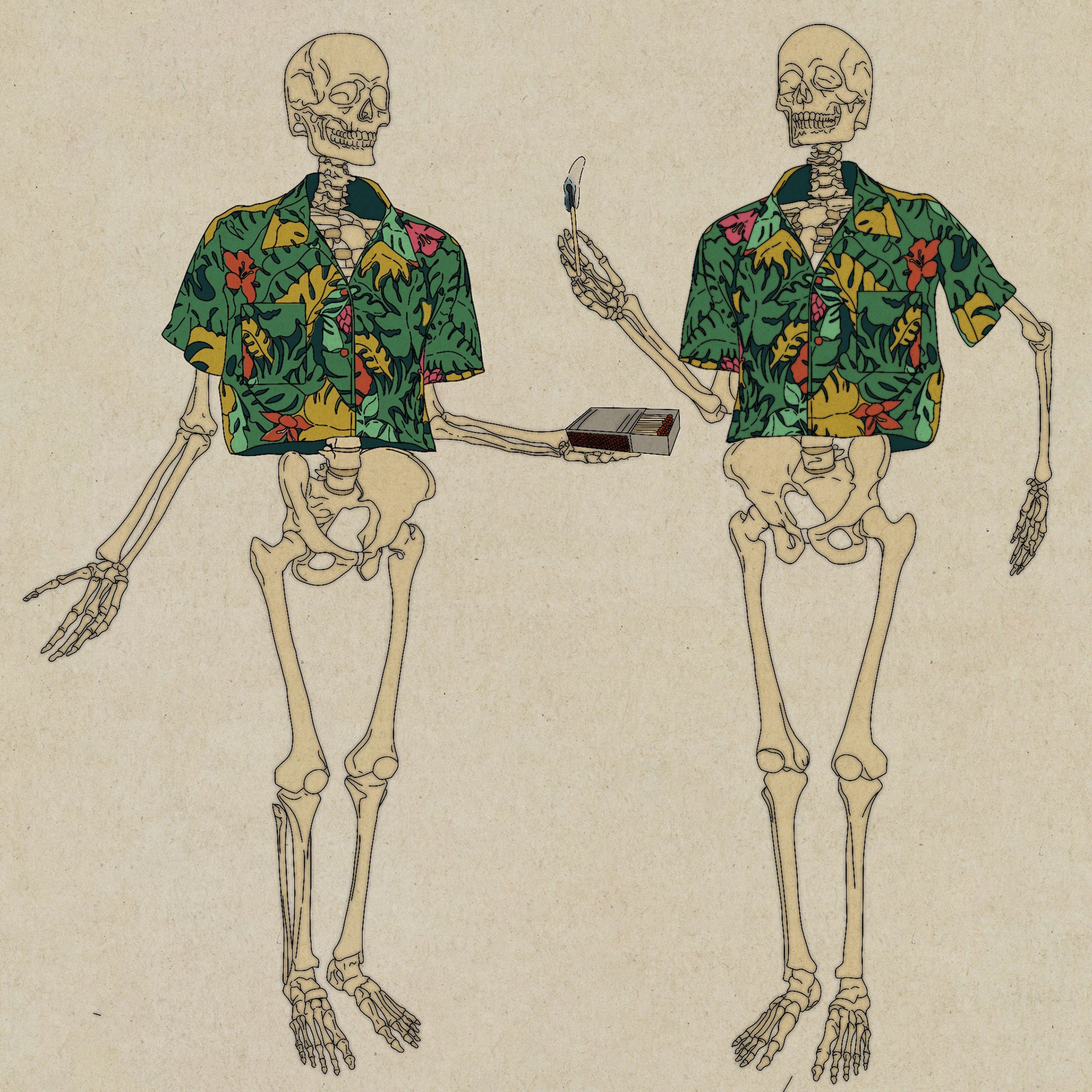 Inktober: "Match", 2022, digital drawing