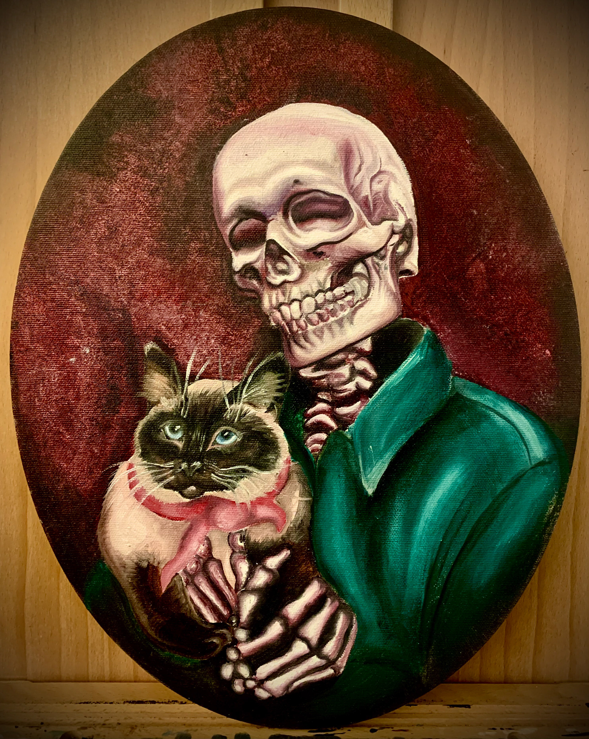 "I Would Die For You", 2022, oil on canvas, 11x14 in.