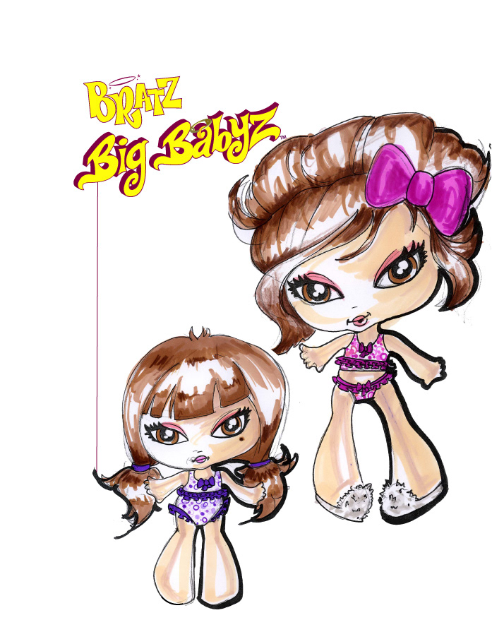 Bratz Big Babyz Bathtime Blitz Cloe : : Toys & Games