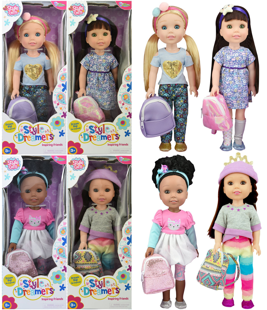 Style sale girls doll