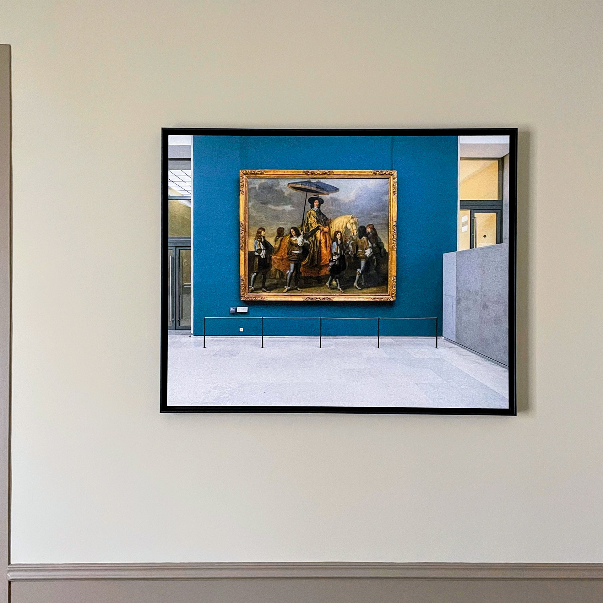 Le Louvre, Paris, 1/3  (60 x 75 cm)