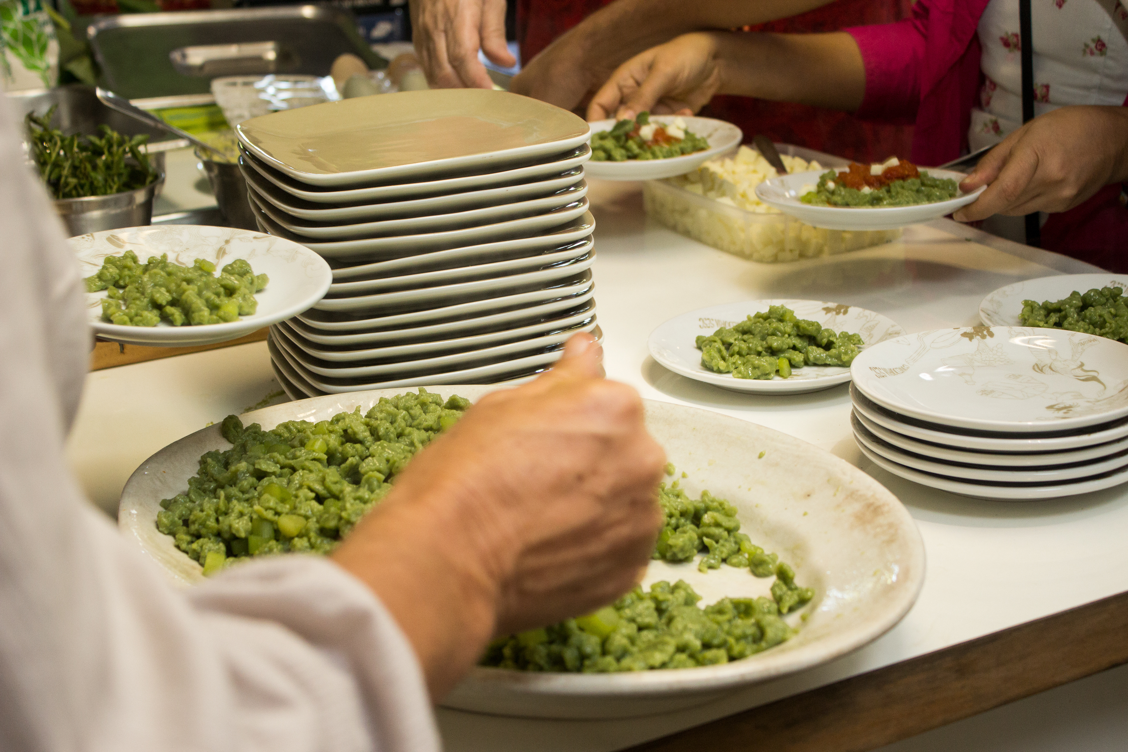 Pétala por Pétala, Oficina Culinária com Hortaliças. Sesc Interlagos, 2014.