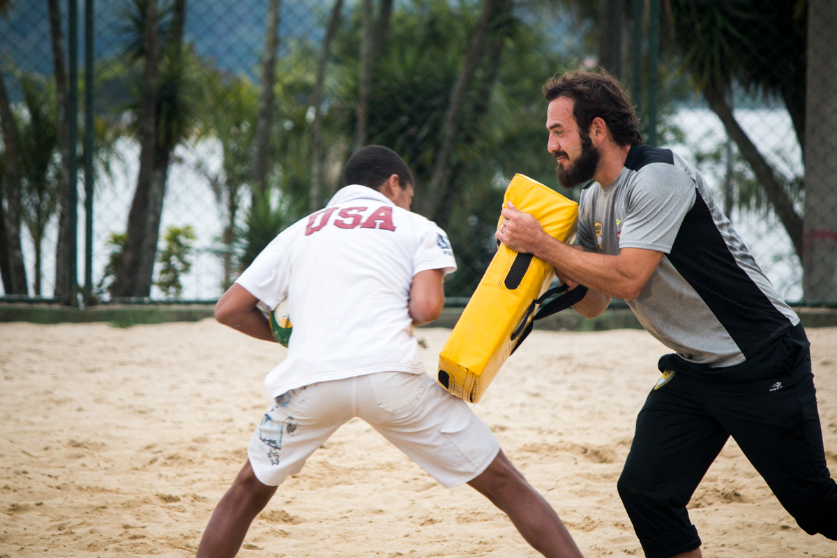 Arena Move Zona Sul, Vivência de Rugby com Fernando Portugal. Sesc Santo Amaro, 2016.