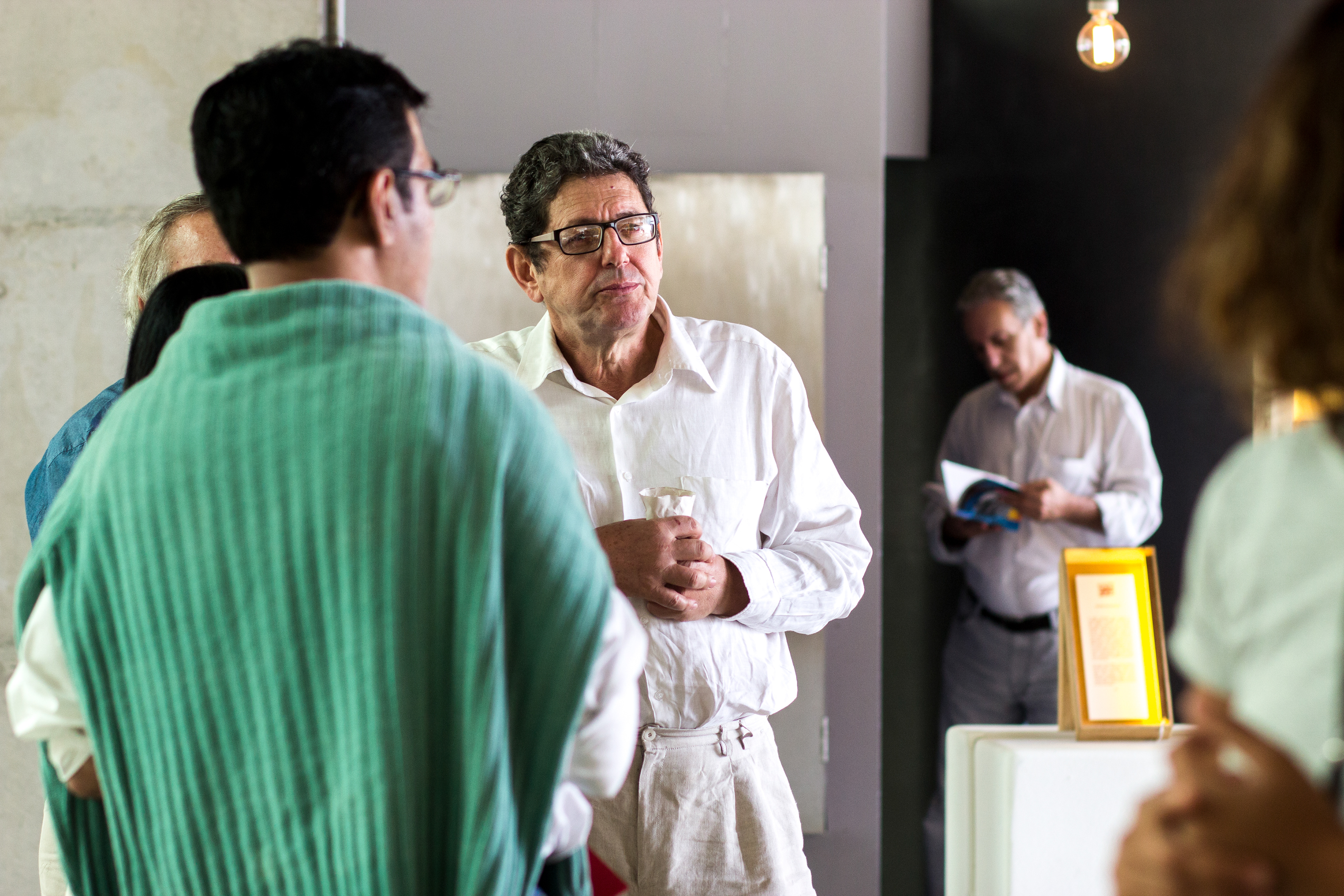 Abertura da Exposição "Tudo é Semente", Rubens Matuck e Rosely Nakagawa. Sesc Interlagos, 2015.