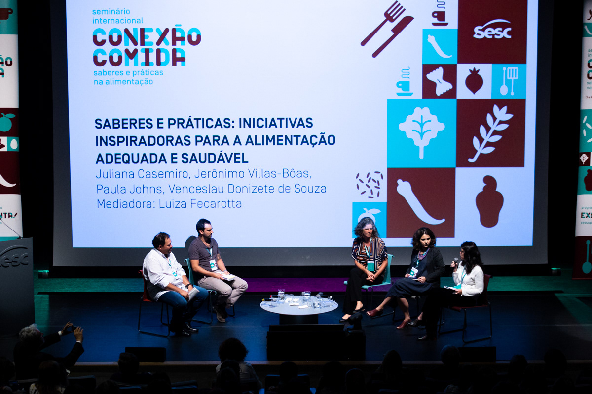 Seminário Internacional Conexão Comida: Saberes e práticas na alimentação. Sesc 24 de Maio, 2018.