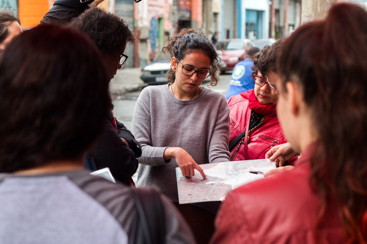 Percursos: A cidade e os cortiços. Sesc 24 de Maio, 2018.