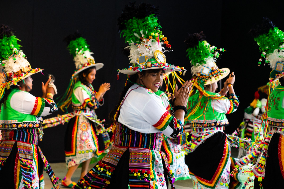 Carnaval com Fraternidad Tinkus Wayna Lisos (BO). Sesc Campo Limpo, 2019.