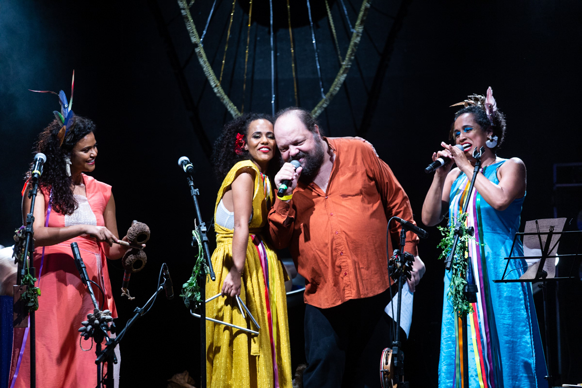 Clarianas, turnê de lançamento do álbum "Quebra Quebranto". Sesc Campo Limpo, 2019.