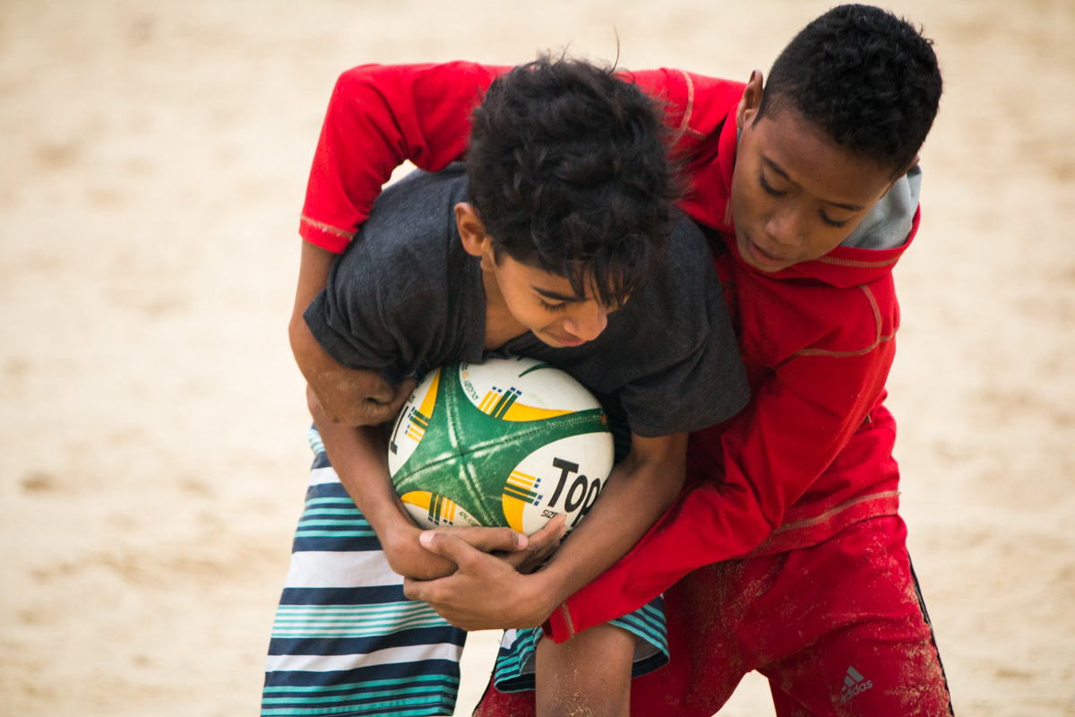 Arena Move Zona Sul, Vivência de Rugby com Fernando Portugal. Sesc Santo Amaro, 2016.