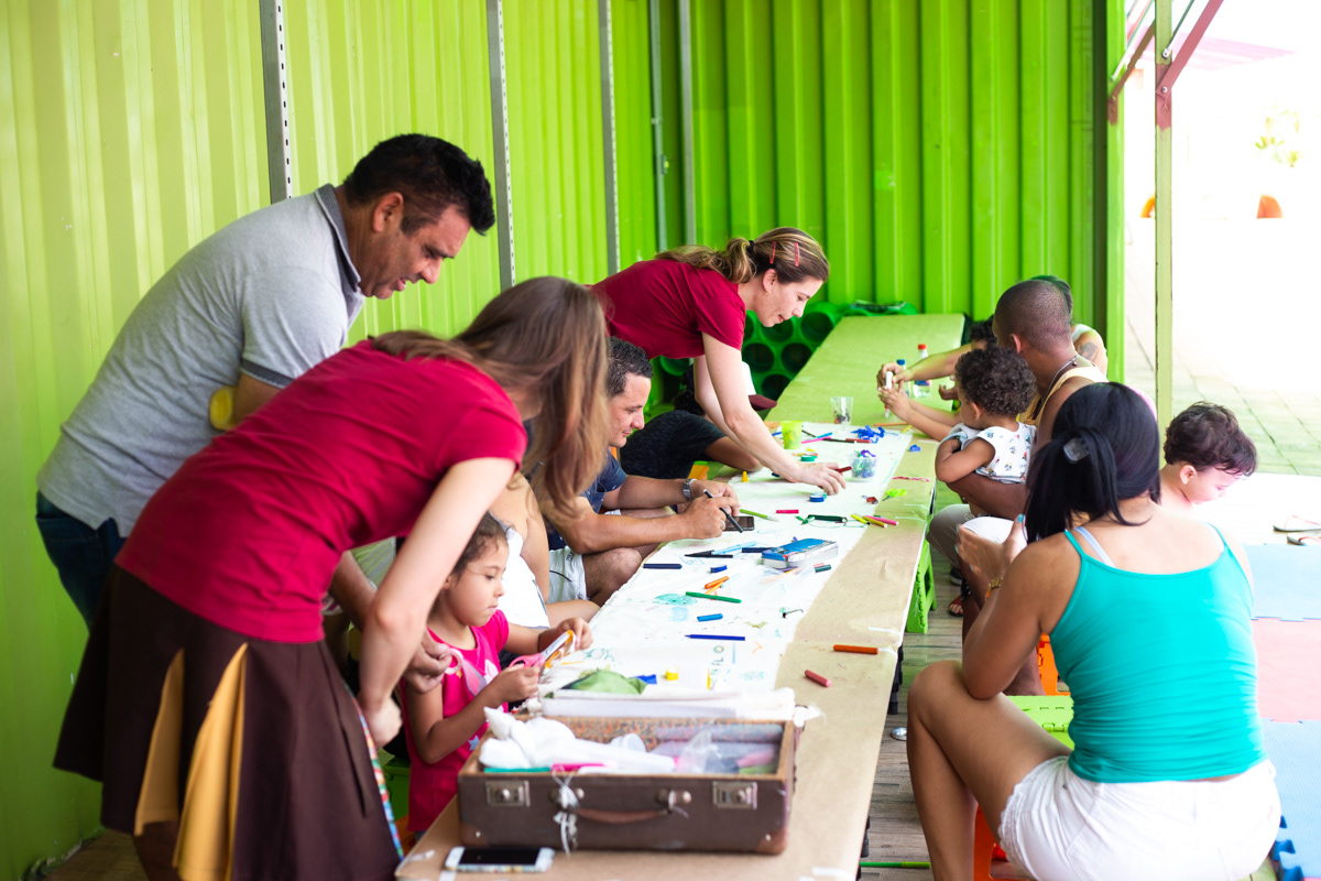 Leituria: Colorindo a Imaginação com Cia. A Hora da História. Sesc Campo Limpo, 2019.