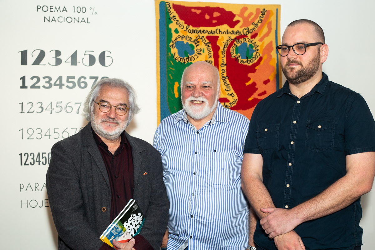 "História da Poesia Visual Brasileira", Paulo Bruscky. Sesc Bom Retiro, 2019.