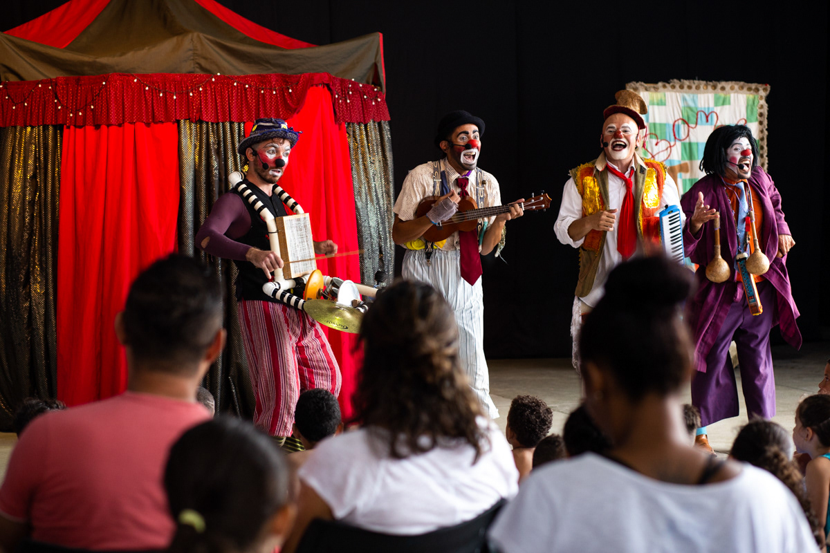 O Pequeno Circo de Trapos. Com Bando Trapos. Sesc Campo Limpo, 2019.
