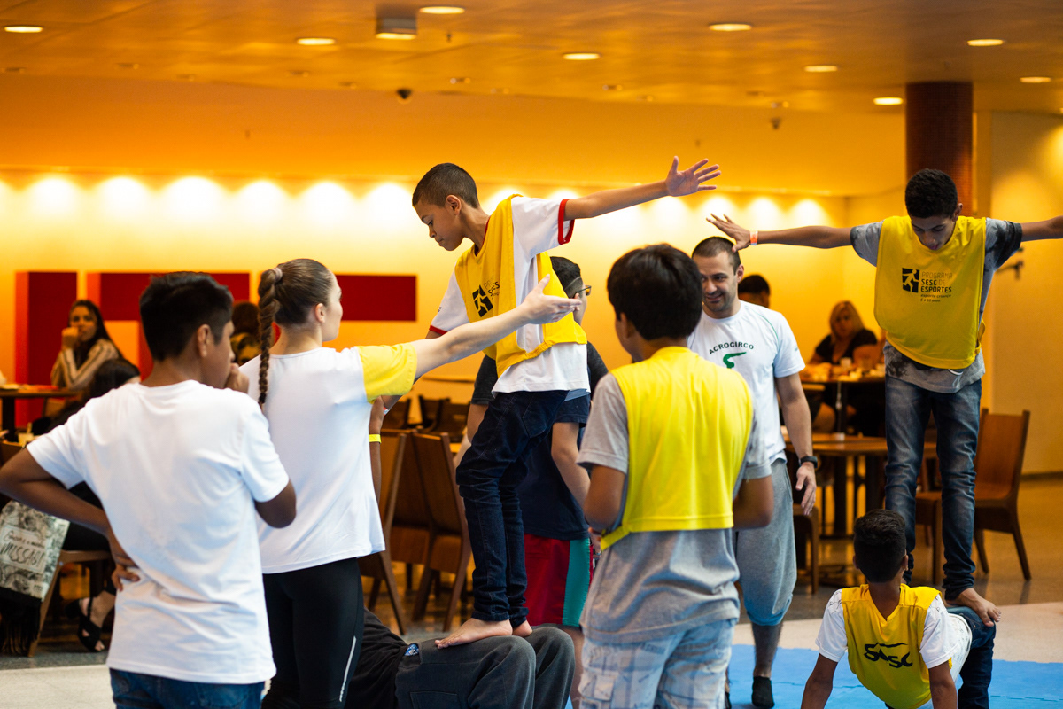 Dia do Desafio, Ginástica Rítmica e Acrobática. Sesc Bom Retiro, 2019.