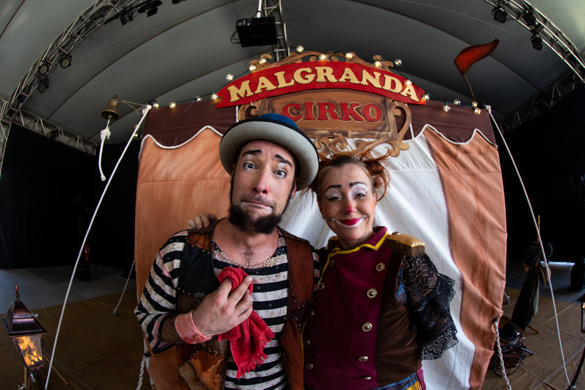 Malgranda Cirko com Cia. Suno. Sesc Campo Limpo, 2019.