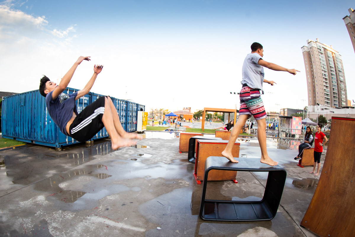 Parkour. Sesc Campo Limpo, 2018.
