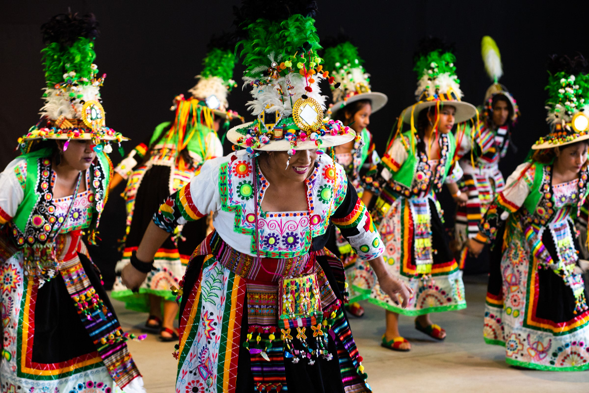 Carnaval com Fraternidad Tinkus Wayna Lisos (BO). Sesc Campo Limpo, 2019.