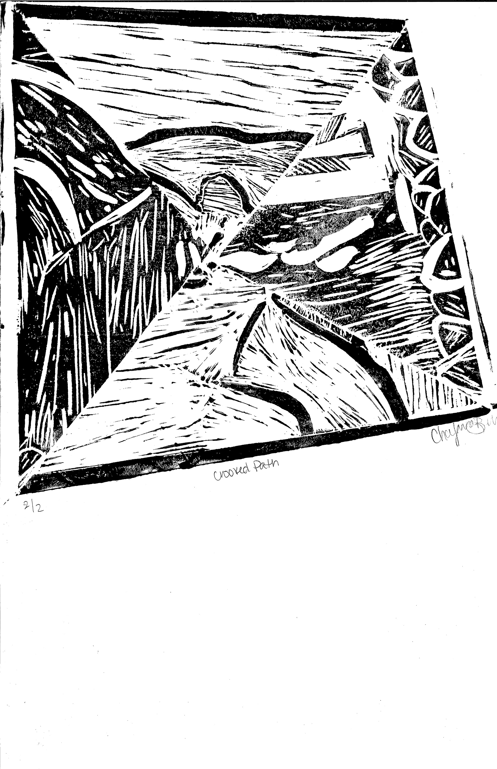 Crooked Path, 1/2, 2017