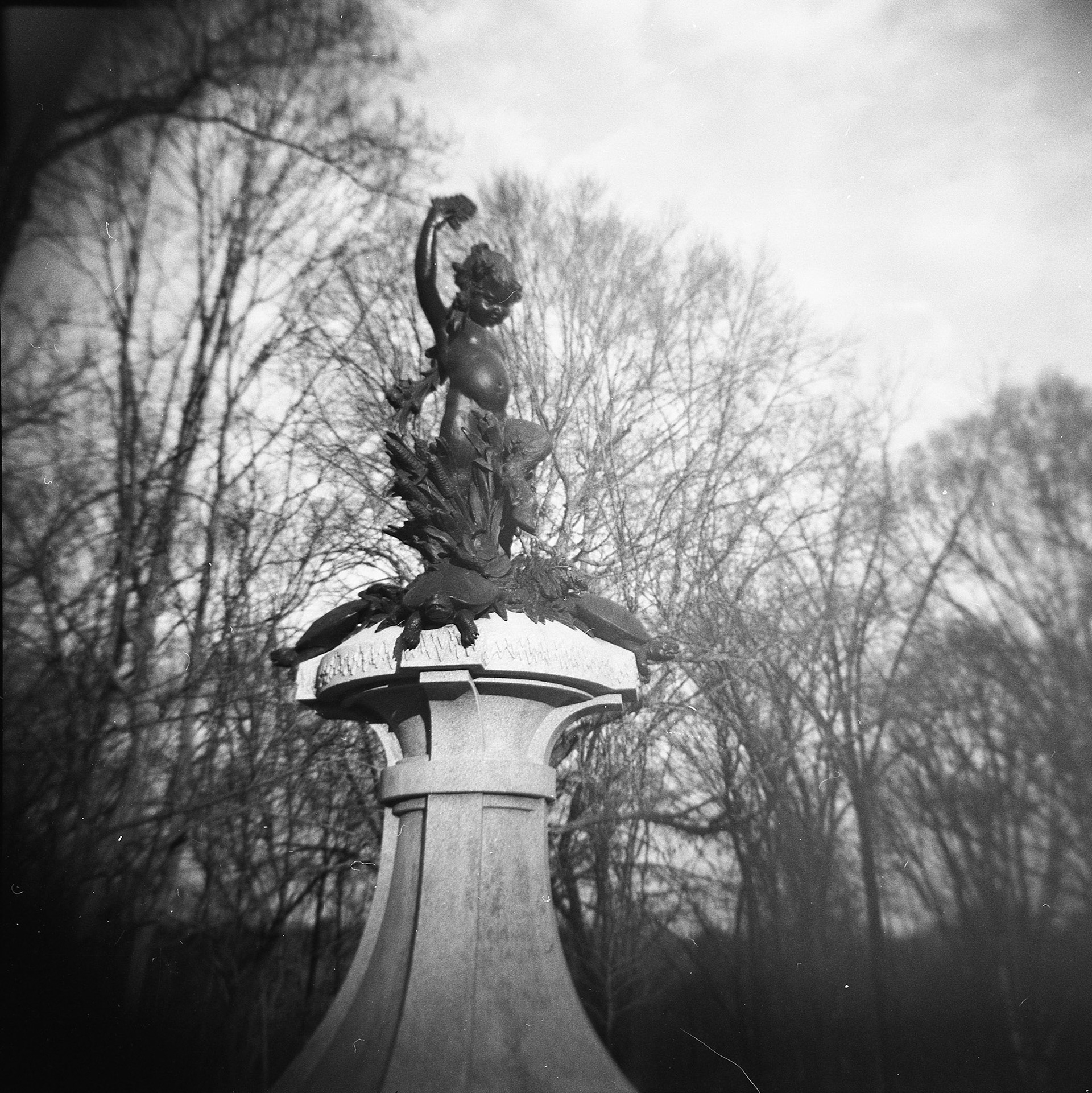 Statue, Cherokee Park, KY, Apr. 2024