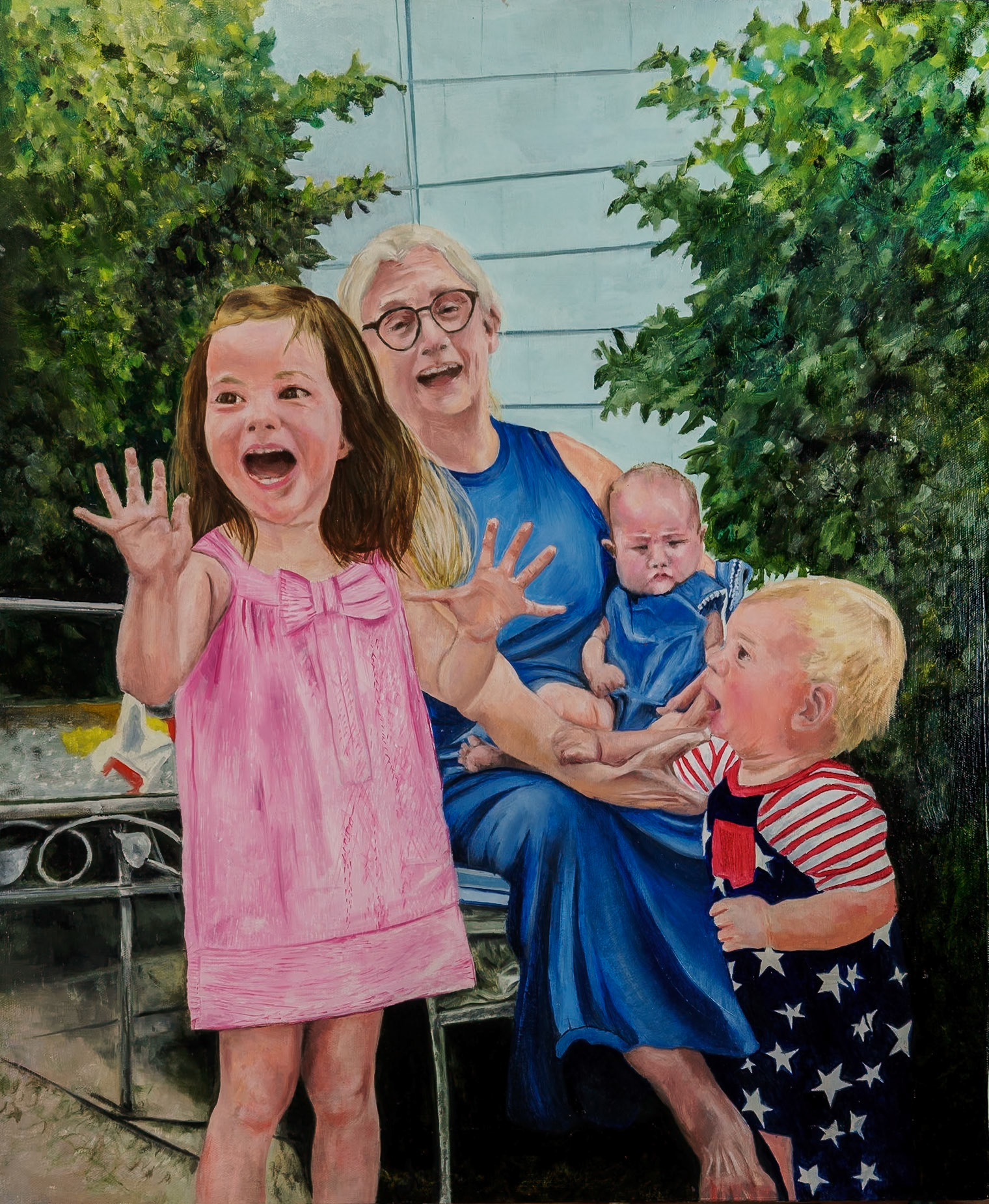 "Fourth of July" - Oil on canvas, 20x24