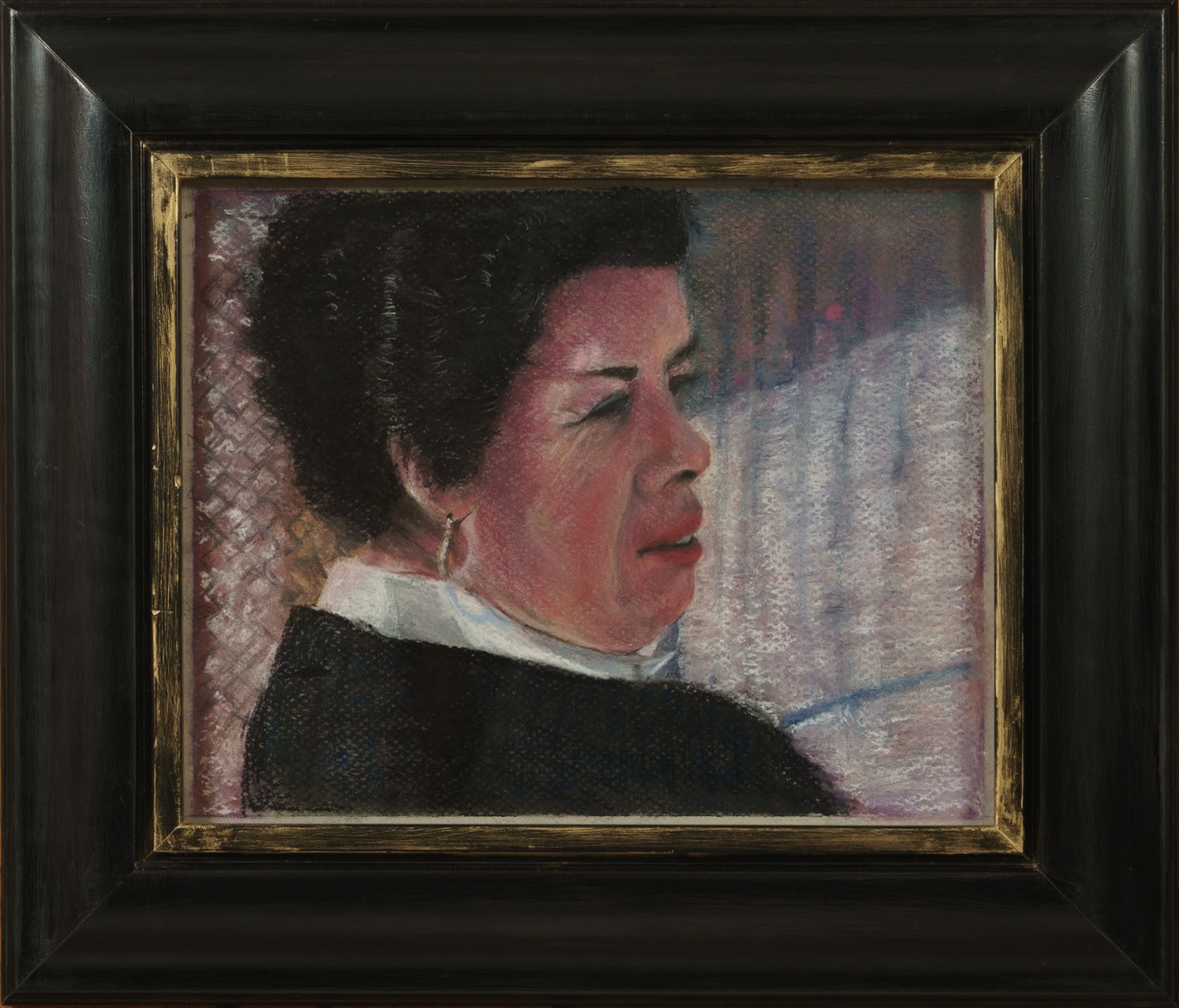 "Mom" - Pastel on paper