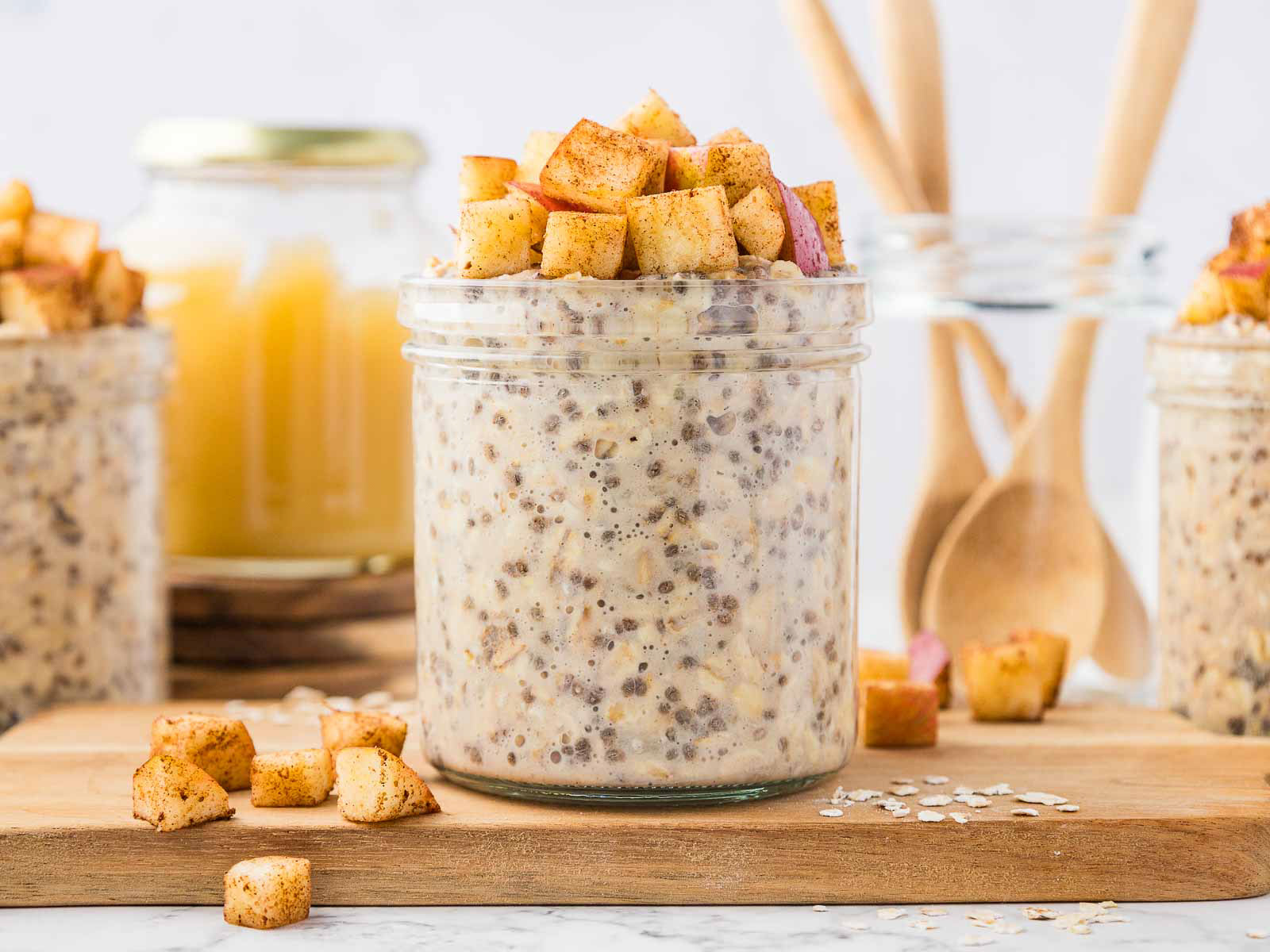 Apple pie overnight oats - Jem Mantiri - The Netherlands food stylist