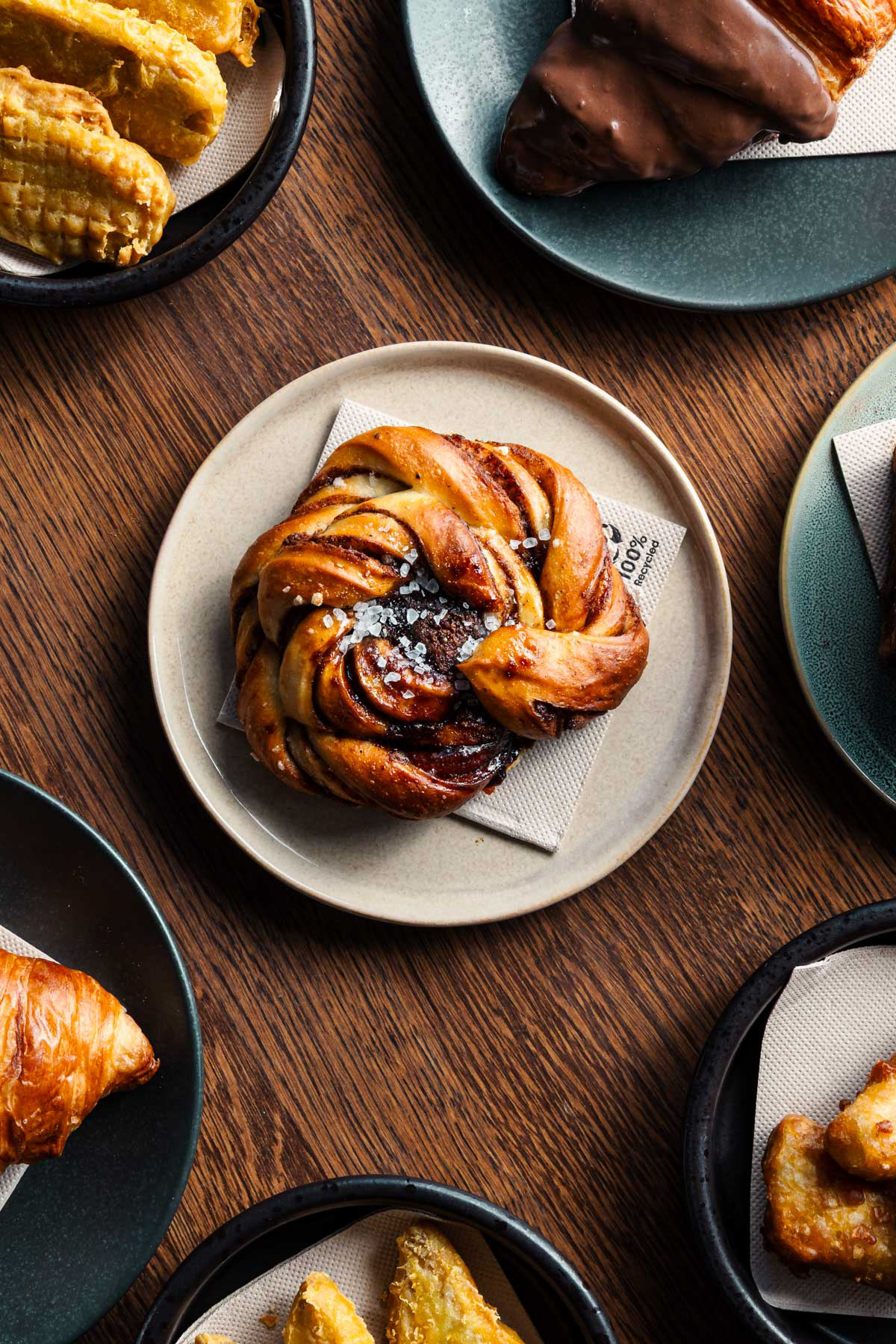 Pastry photography for an Amsterdam cafe.