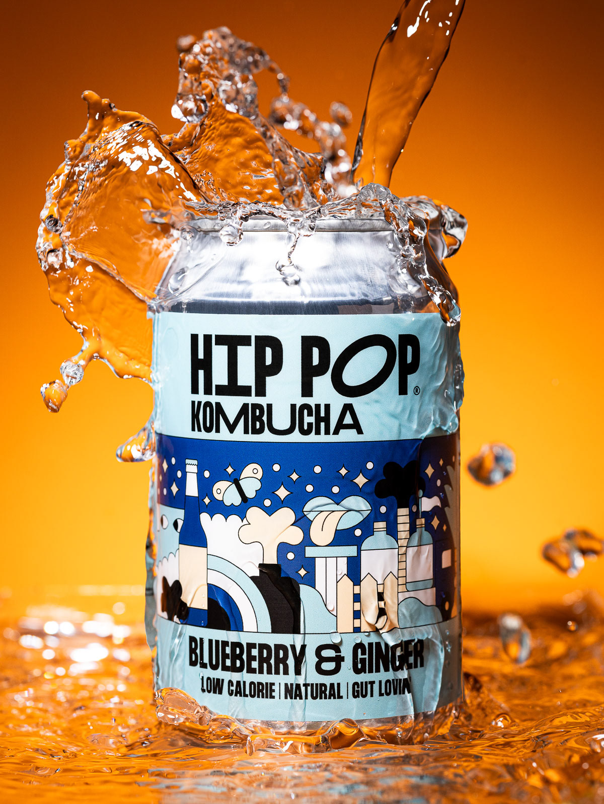 Kombucha splash - Jem Mantiri - Rotterdam food photographer