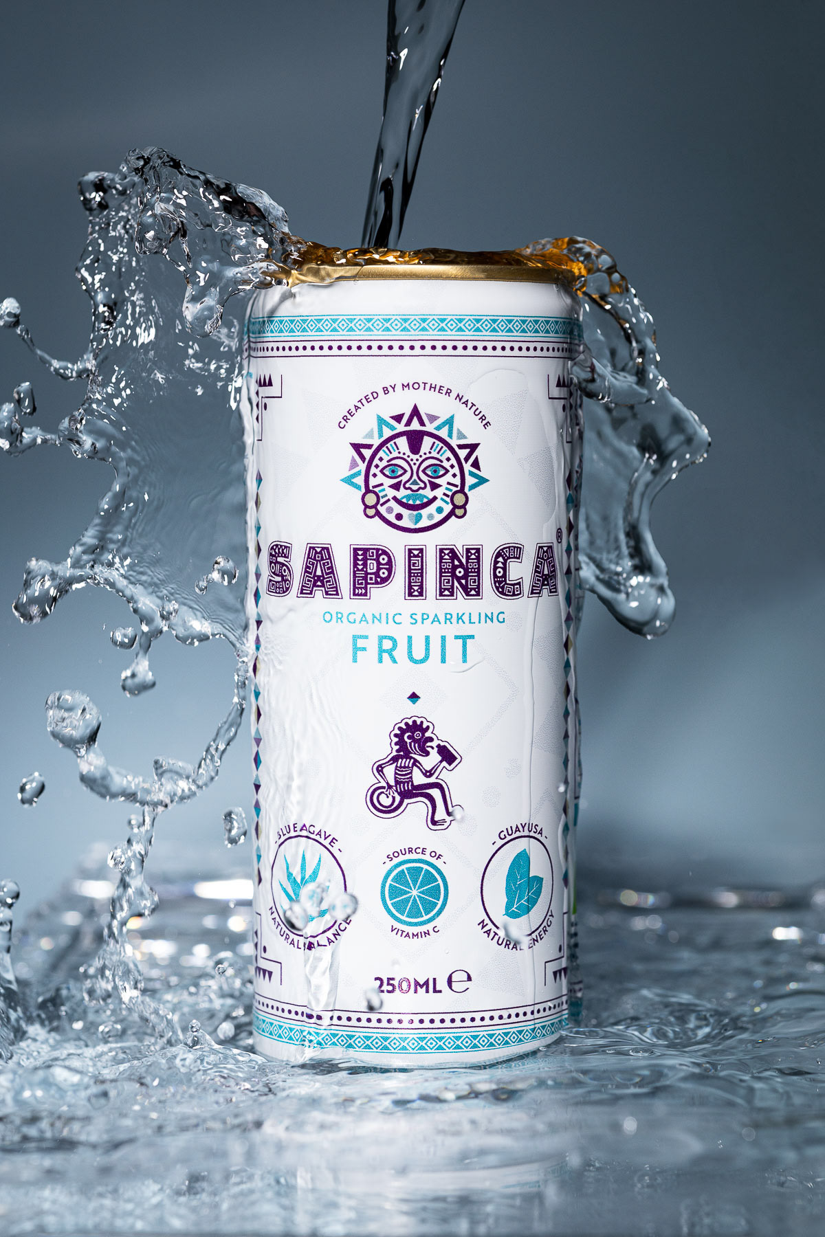 Sparkling drink splash - Rotterdam food product photographer