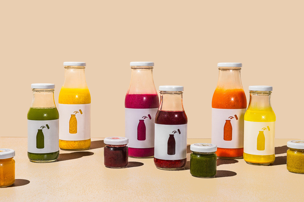 Professional food photographer - Sapje organic juices