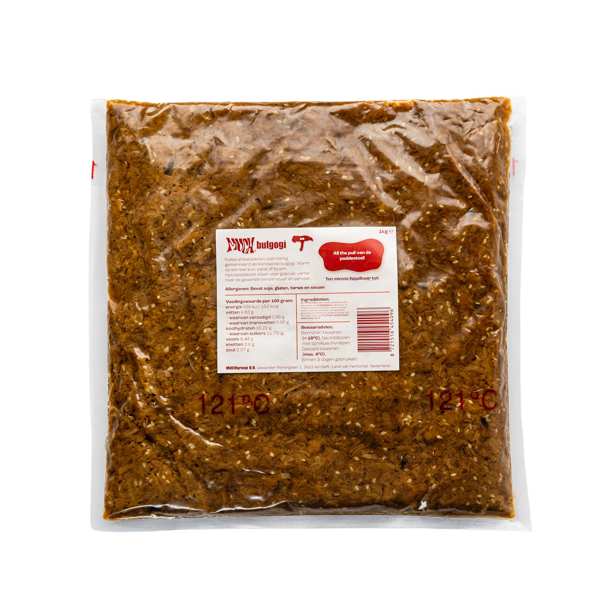 Een foodproduct op wit, gemaakt voor commercieel gebruik.