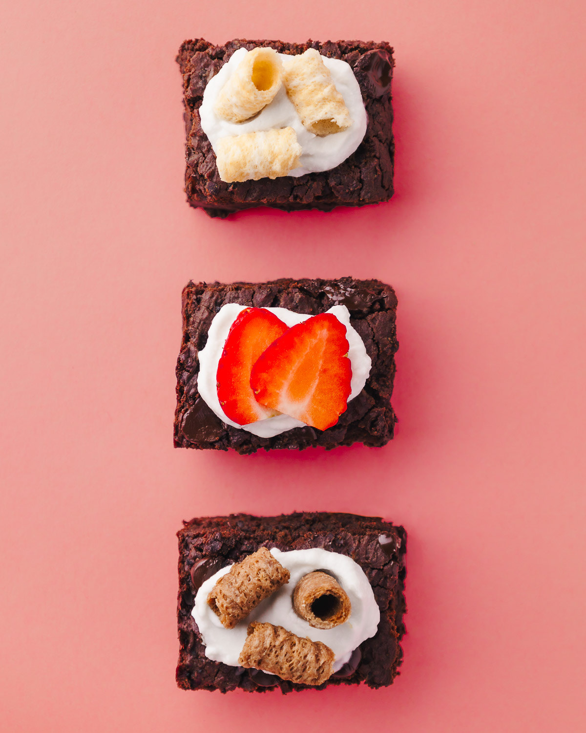 Bean Brownies with Coconut Whipped Cream