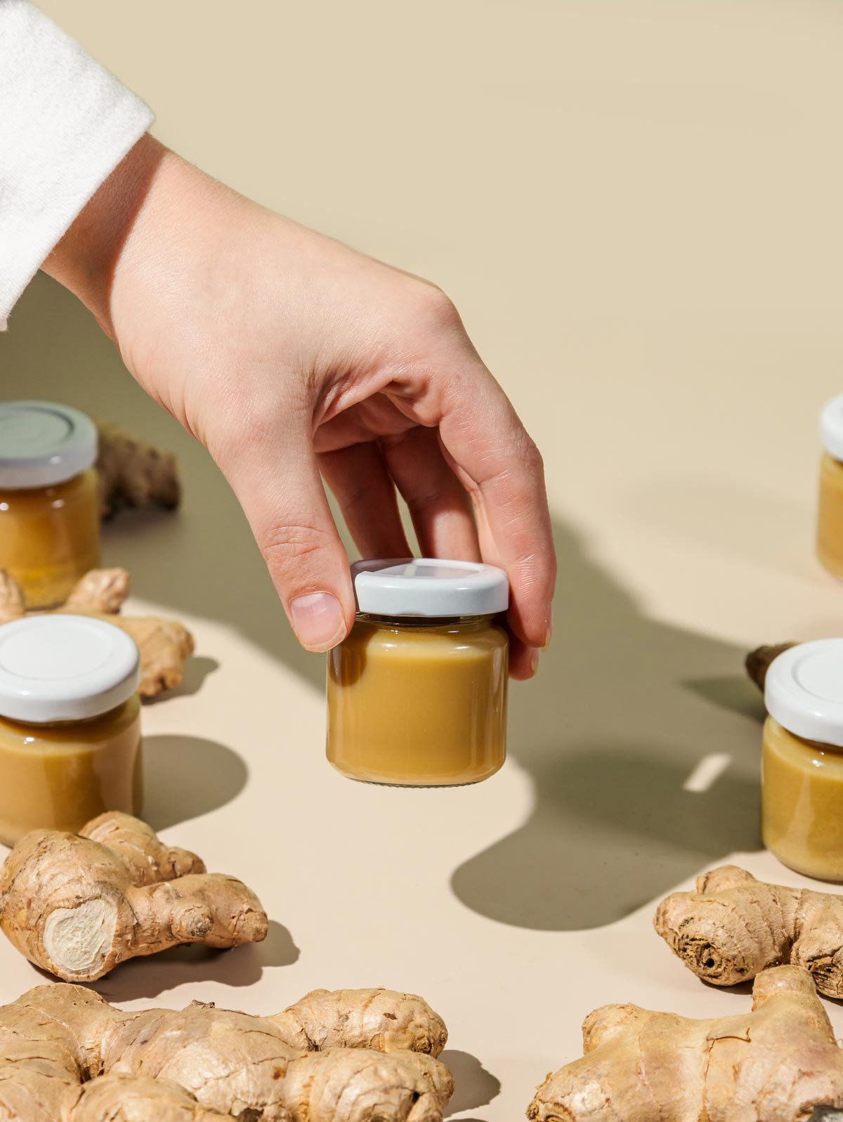 Ginger shot product photo.