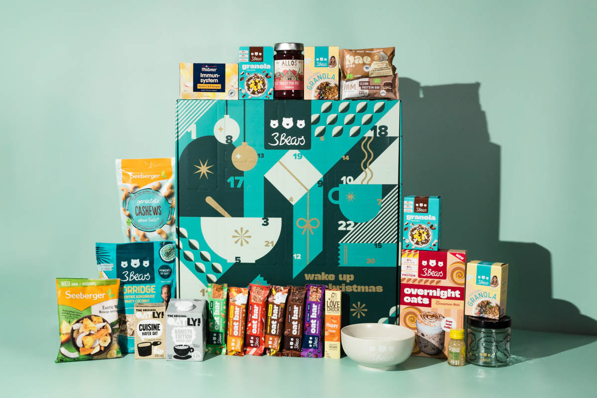 3Bears' Advent Calender, captured by Jem Mantiri, a Rotterdam food photographer.