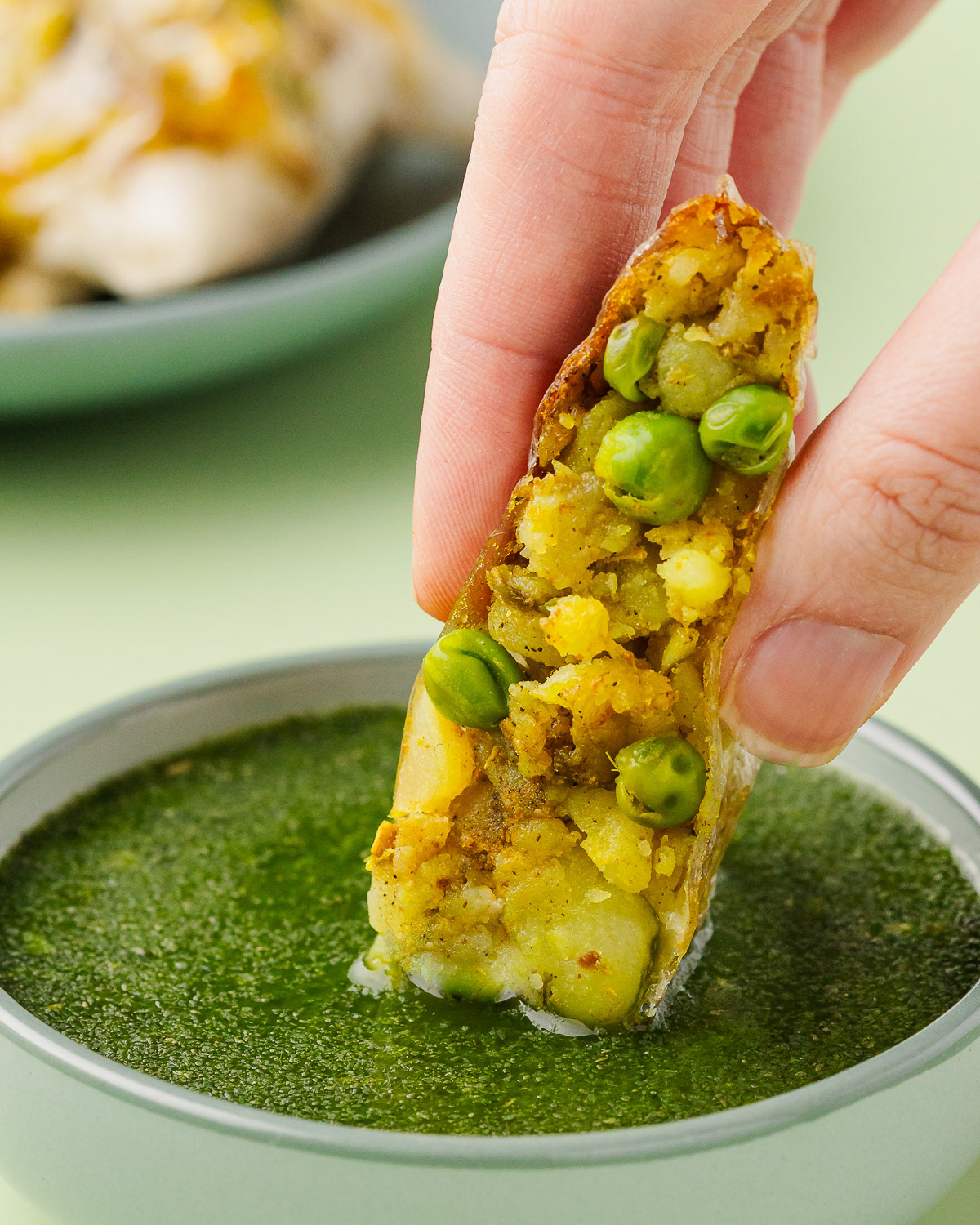 Rice Paper Samosa - Vegan Receptontwikkelaar