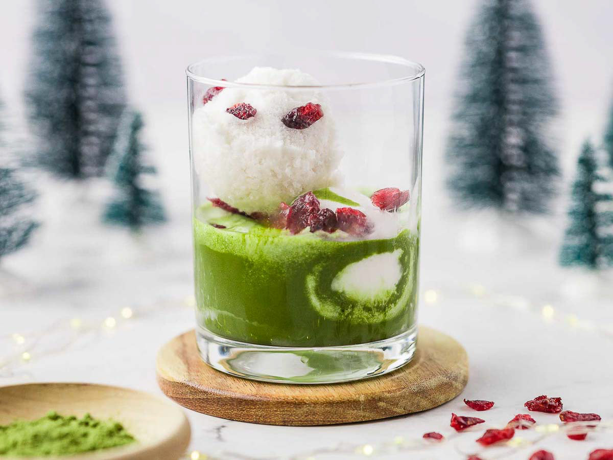 Matcha Affogato - Vegan Recipe Development