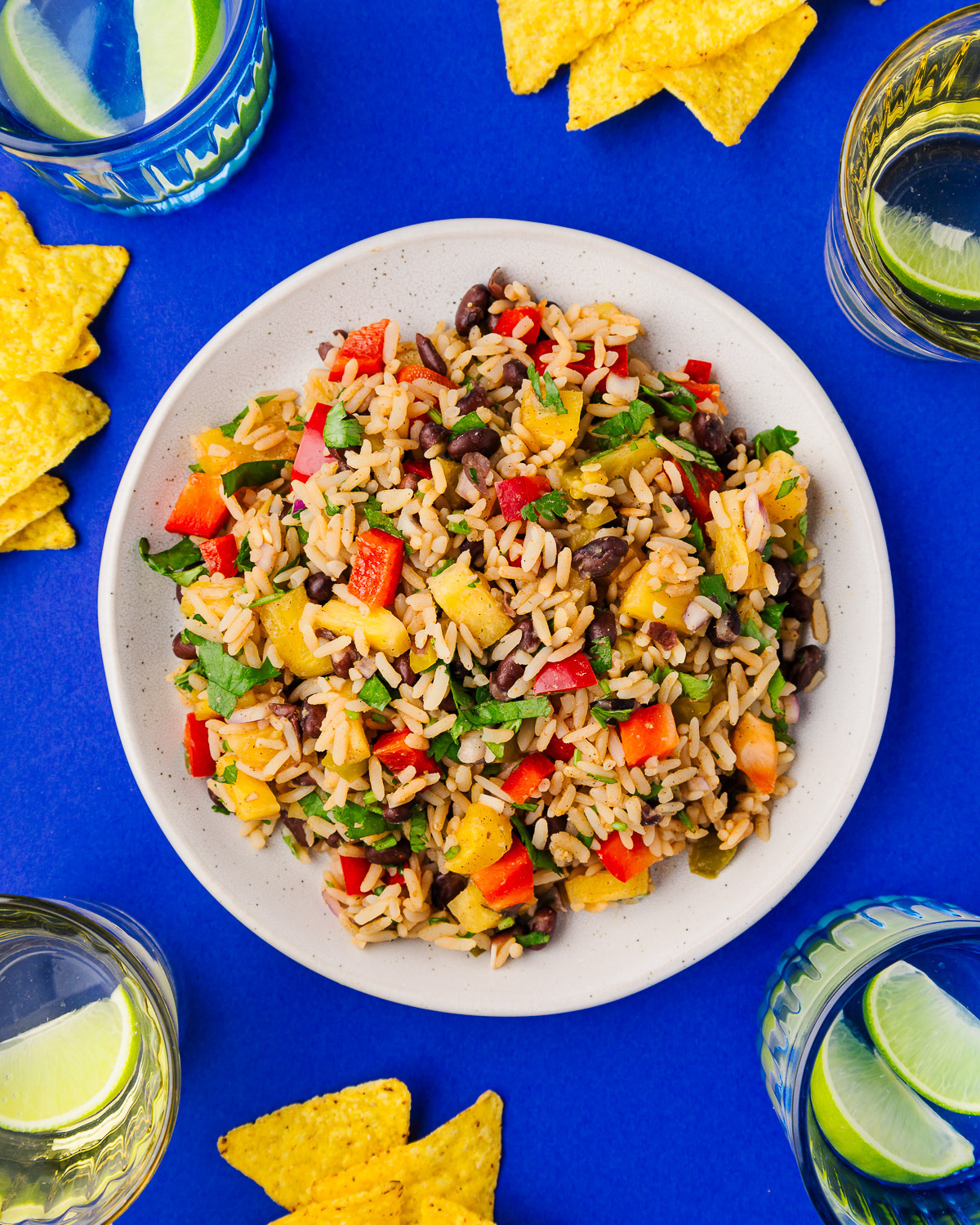 Pineapple and Black Bean Rice - Foodfotograaf Nederland