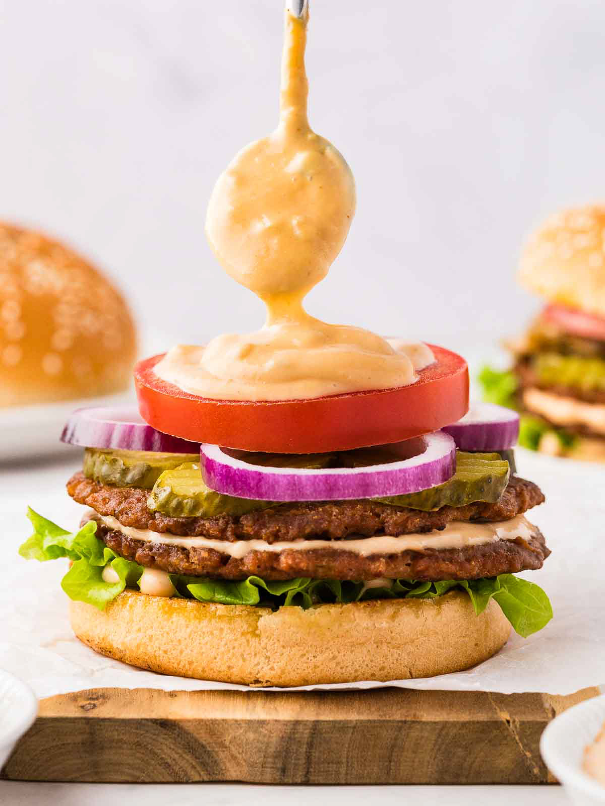 Vegan burger sauce - Jem Mantiri