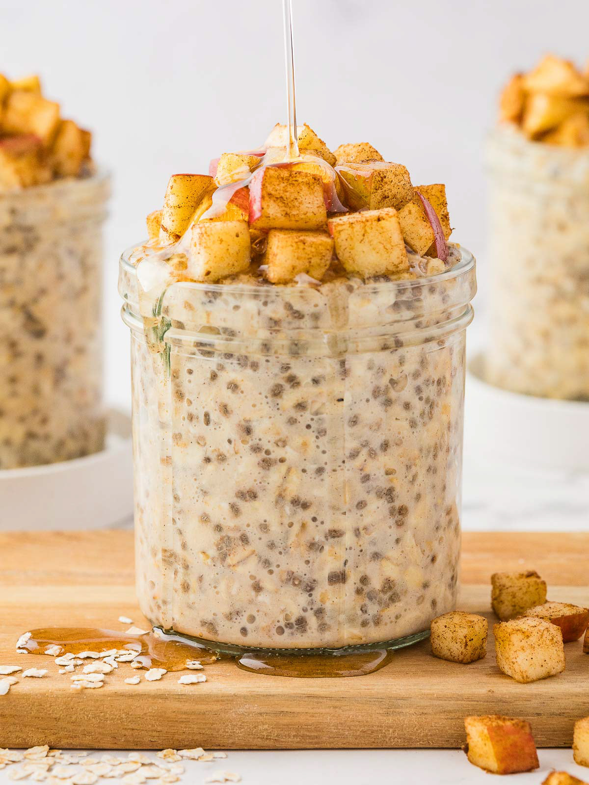 Apple overnight oats - Jem Mantiri - Rotterdam food photographer