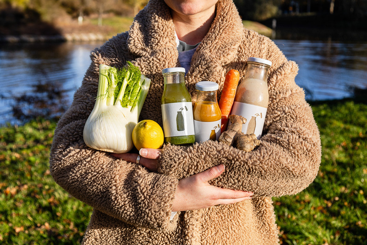 Food and lifestyle photography - With model